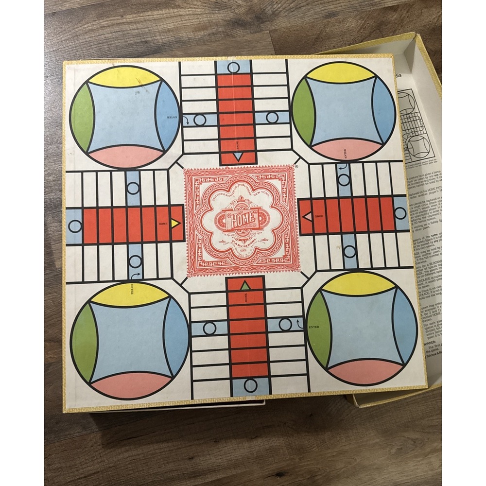 Vintage Parcheesi Board Game 1975 Selchow & Righter Royal Game of India Good Con - Picture 3 of 6